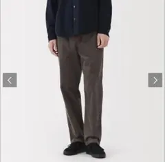 コーデュロイパンツ　グレイッシュブラウン