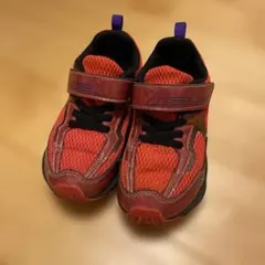 ムーンスター　スニーカー　17センチ赤