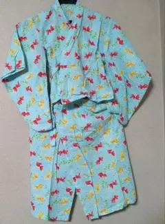 金魚柄の子供用浴衣 100cm〜130