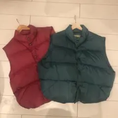 お買い得　L.L.Beanダウンベスト　2点セットまとめ売り