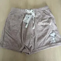 スヌーピー　ショーツパンツ　L ◎ラスト１点のサムネイル