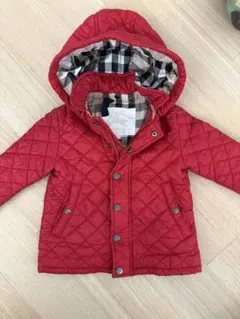 Burberry キルティングジャケット レッド　90センチ　2歳のサムネイル