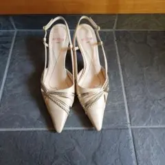 et Vous ベージュ パンプス 36　23.0cm〜23.5cm