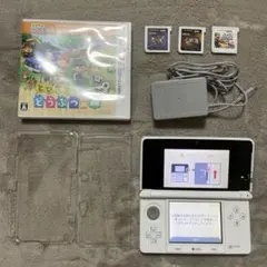Nintendo 3DS 本体 ホワイト ソフト4本セット