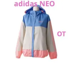adidas NEO HMマテリアルミックス ジップパーカー(OT)