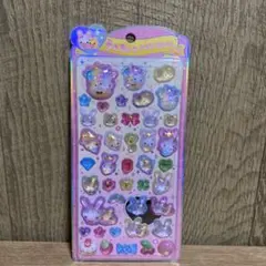 【正規品】うるちゅるポップシール　フワフワらびちゃん　匿名配送　クラックス