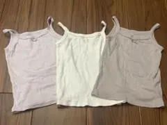女の子　肌着　キャミソール　3枚セット　90cm