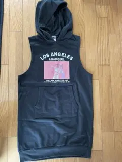 ANAP GIRL ノースリーブ パーカーワンピ アナップガール