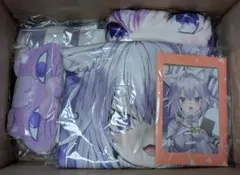 新品未使用、未開封品】猫又おかゆ はじめてのメン限衣装グッズ フル