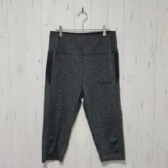 Y147 キットソン　スポーツウェア　パンツ　膝下丈　クロップド　ＬＬ　グレー