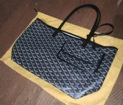 GOYARD ゴヤール サンルイPM トートバッグ ヘリンボーン柄
