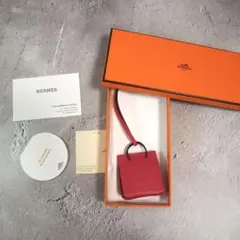 新品　エルメス　HERMES ショッパー　チャーム　ピンクのサムネイル
