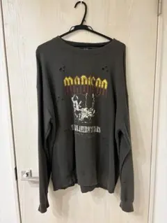 BEAMS HEART ダメージ加工 スウェット トレーナー