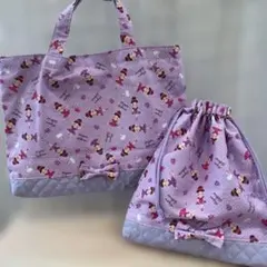 レッスンバッグ&体操服袋　ハンドメイド
