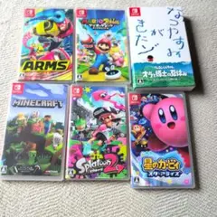 Nintendo Switch ソフト 6本セット まとめ売りのサムネイル