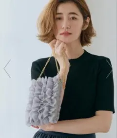 新品未使用 タグ付き チュールミニショルダー