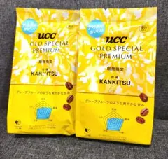 未開封新品x2袋　UCC 期間限定　粉コーヒー140g　柑橘　KANKITSUのサムネイル