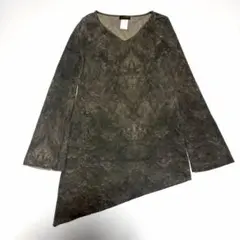goa ロンT Tシャツ アシンメトリー Vネック