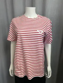 新品未使用 PRADA プラダ ボーダー 半袖Tシャツ ホワイト×レッド XLのサムネイル