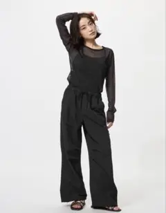 【新品タグ付】ユニクロ イージーユーティリティ パンツ 丈短め 3XL 黒