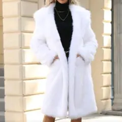 SHEIN ファーコート ホワイト タグ付き未使用品