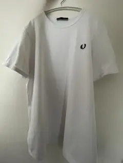 【美品】FRED PERRY ホワイト Tシャツ Lサイズ