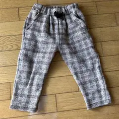 ★即購入大歓迎★冬 裏起毛 チェック柄 長ズボン