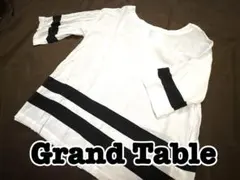 ぷ*お様 Grand Table バックリボン半袖カットソーシャツ　シンプル　薄のサムネイル