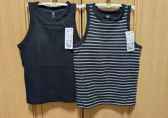 ユニクロ　UNIQLO　リブブラトップ 　タンクトップ　160