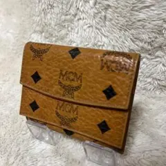 MCM エムシーエム レザー製  三つ折り財布  ブラウン エムシーエム Mode Creation Munich(MCM) 財布 三つ折り財布