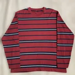 00s old UNIQLO ボーダーロンT y2k 平成 s - メルカリ