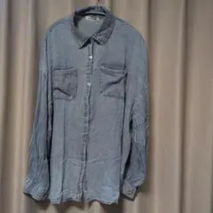 シアーデニムシャツ L