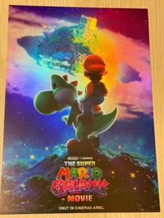 台湾限定　ザ・スーパーマリオギャラクシー・ムービー　特典A3特殊加工ポスター 台湾限定 ザ・スーパーマリオギャラクシー・ムービー 特典A3特殊加工