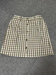 チェック　ミニスカート　WEGO