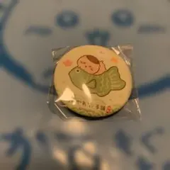 ちいかわもぐもぐ本舗　川越店限定　マット缶バッジ　くりまんじゅう