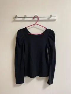 GU ブラック リブニット Sサイズ