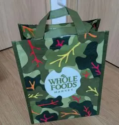 Whole Foods Market 迷彩柄エコバッグ 中型のサムネイル