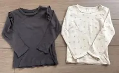 【バースデイ/H&M】リブロンT 2着セット 80cm