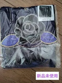 ANNA SUI バラ刺繍 タオル地ハンカチポーチ