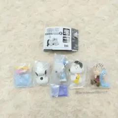 PEANUTS すやすやおやすみマスコット2 全5種 コンプリート