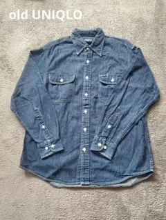90's old UNIQLO デニムシャツ