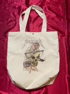 METALLICA x アベイル Avail トートバッグ ベージュ メタリカ