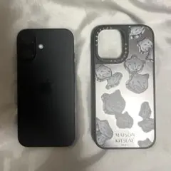 iphone16 128gb ブラック　ケース付き