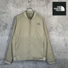 ザノースフェイス　ナイロンジャケット　中綿ジャケット　薄手　カーキ　メンズM