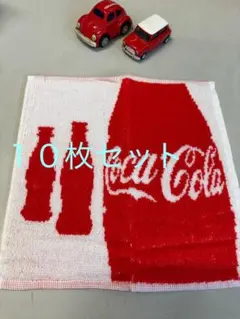 Coca-Cola コカ・コーラ ミニタオルハンカチ　10枚セットのサムネイル