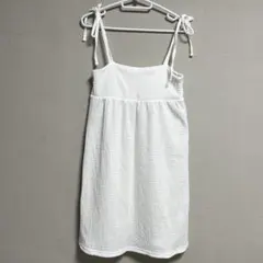 GU ホワイト キャミワンピース M