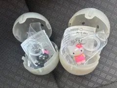 ハローキティ　お花　小悪魔　めじるしアクセサリー