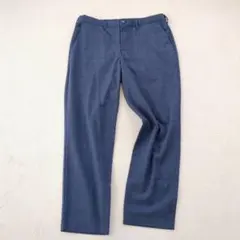 GU◇メンズイージーアンクルパンツ グレンチェック ビジネスカジュアル L