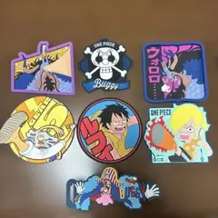 一番くじ　ONE PIECE ラバーコースター ７枚セット