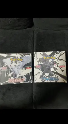 夕*時様 ポケモンカード　ブラックボルト、ホワイトフレア　各1BOX シュリンク